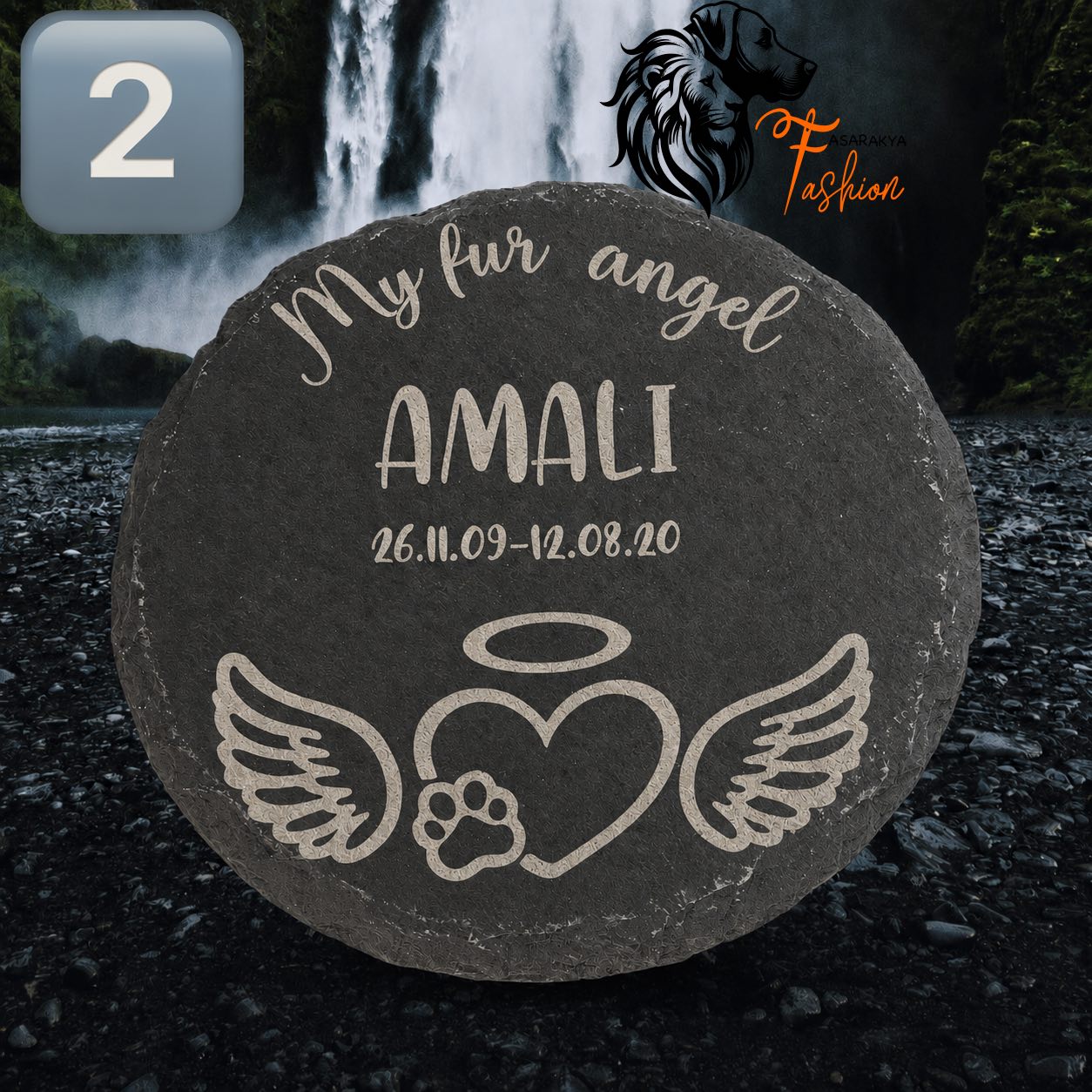 🖤 Schieferplatte – Erinnerungen für die Ewigkeit 🖤 My fur Angel