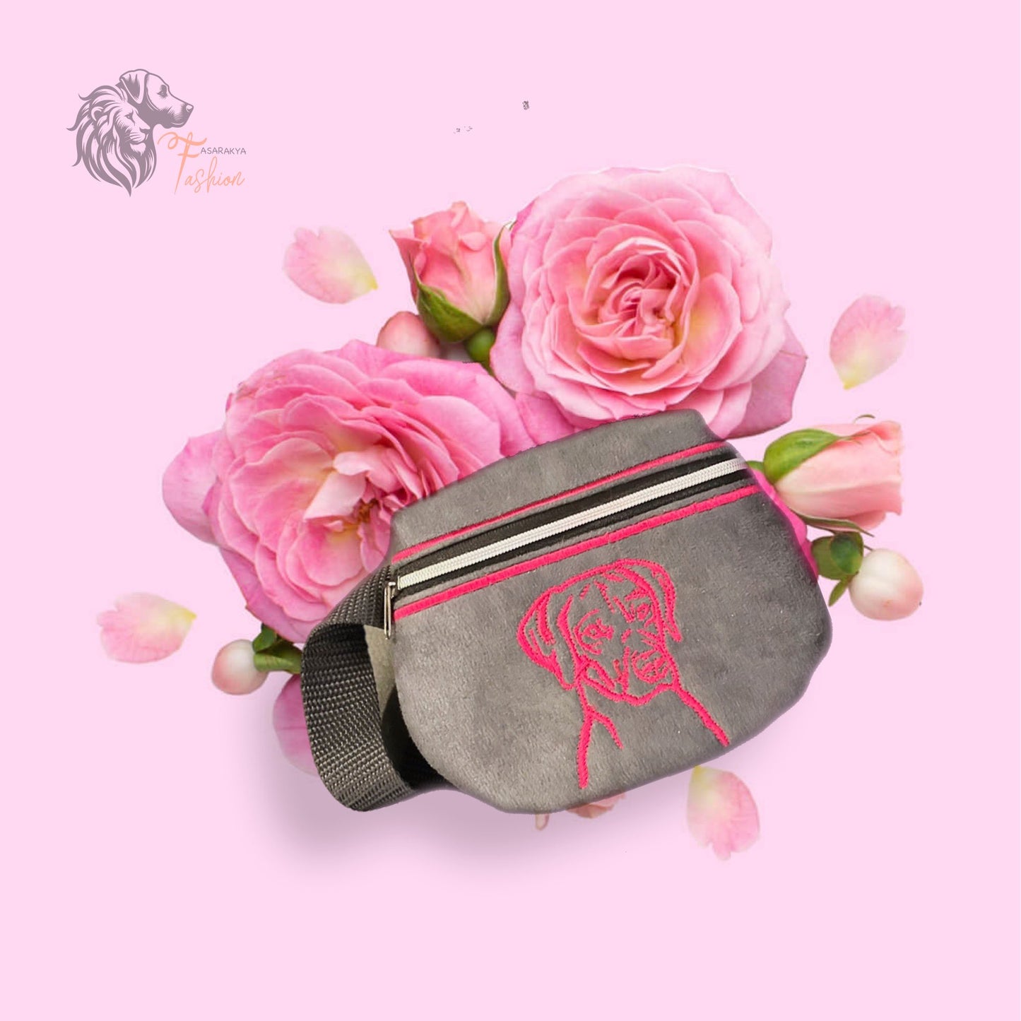 Ausstellungs Taschen, Leckerchentasche, Gassi bag RR Kopf 03