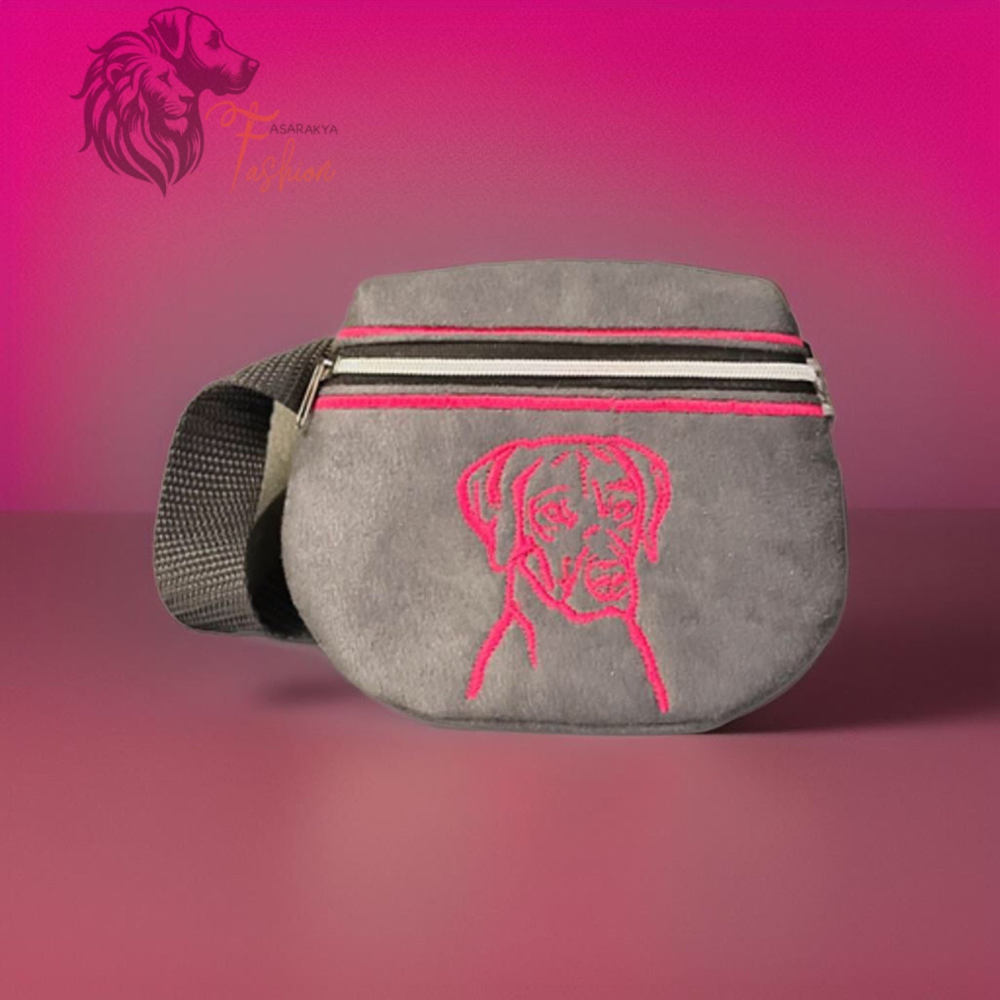 Ausstellungs Taschen, Leckerchentasche, Gassi bag RR Kopf 03