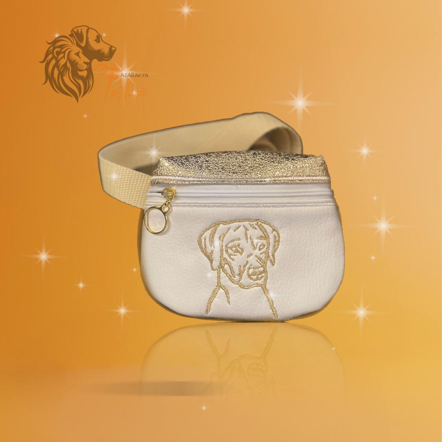 Ausstellungs Taschen, Leckerchentasche, Gassi bag RR Kopf 03