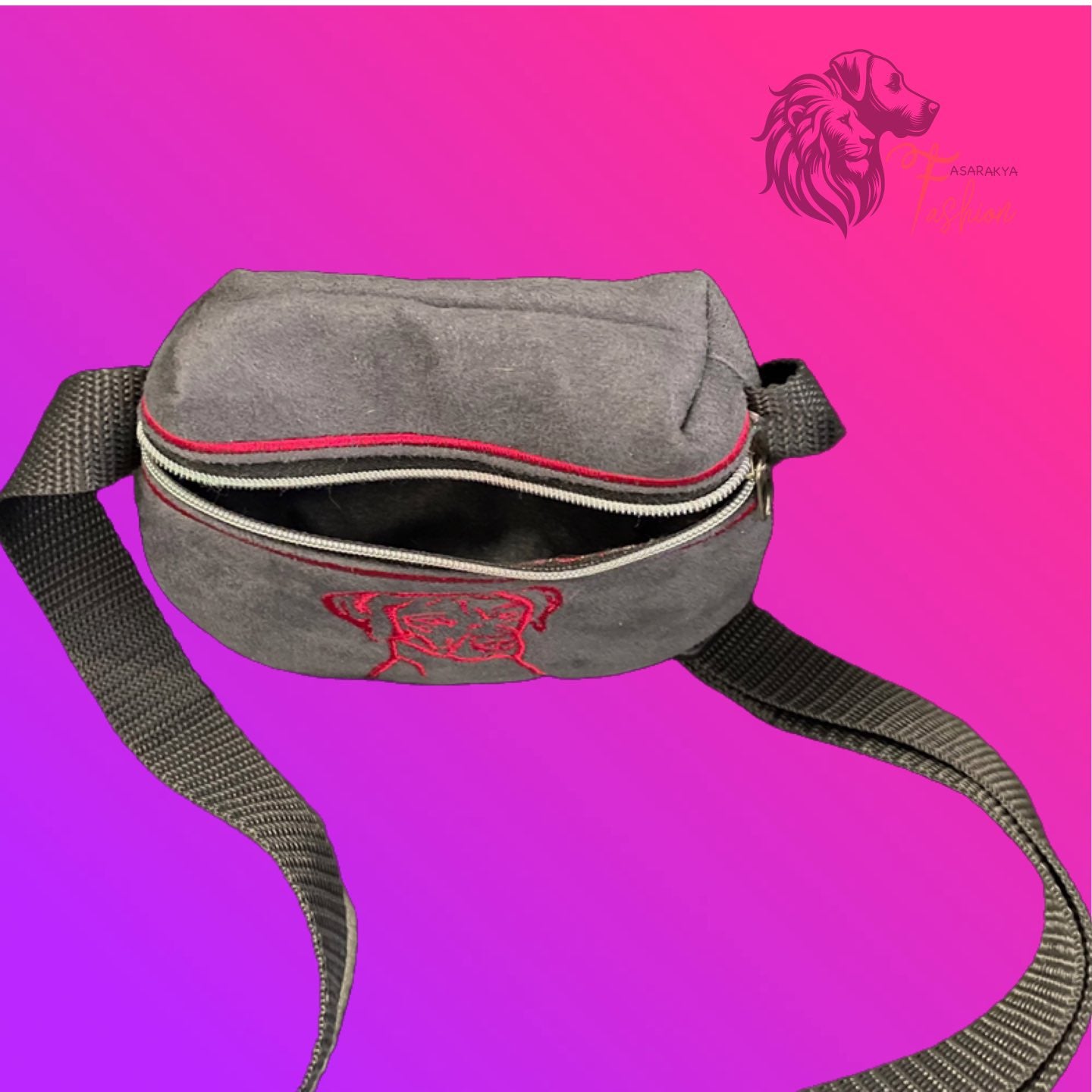 Ausstellungs Taschen, Leckerchentasche, Gassi bag RR Kopf 03