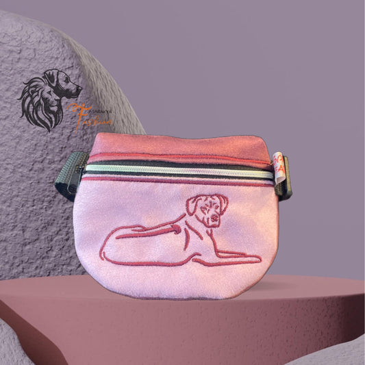 Ausstellungs Taschen, Leckerchentasche, Gassi bag RR liegend 07