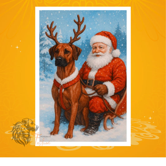 Rhodesian Ridgeback Photodruck Schlitten D