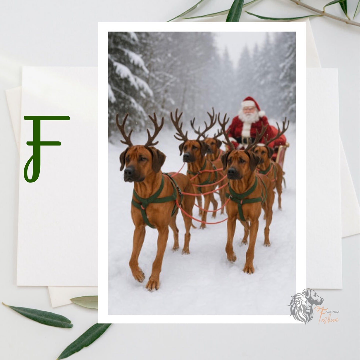 Rhodesian Ridgeback Photodruck Schlitten F