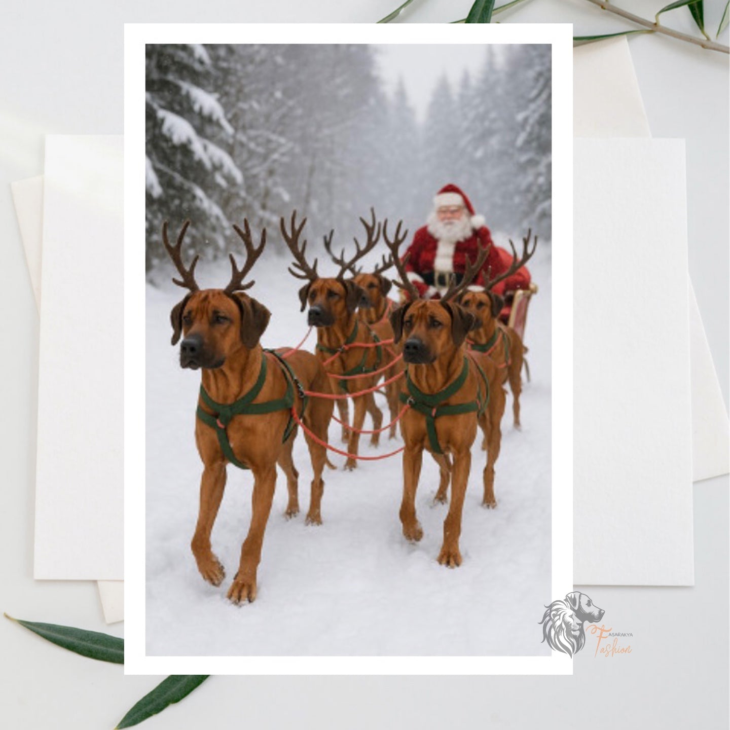 Rhodesian Ridgeback Photodruck Schlitten F