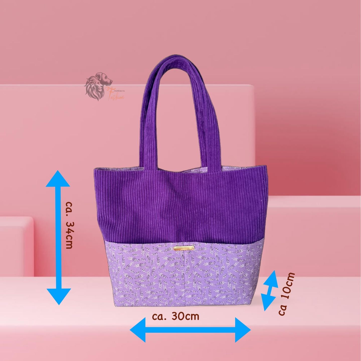 Lavande Élégance - Shopper,Einkaufstasche, Stilvoll, Praktisch, Einzigartig!