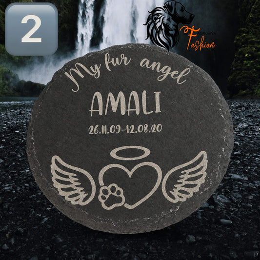 🖤 Schieferplatte – Erinnerungen für die Ewigkeit 🖤 My fur Angel