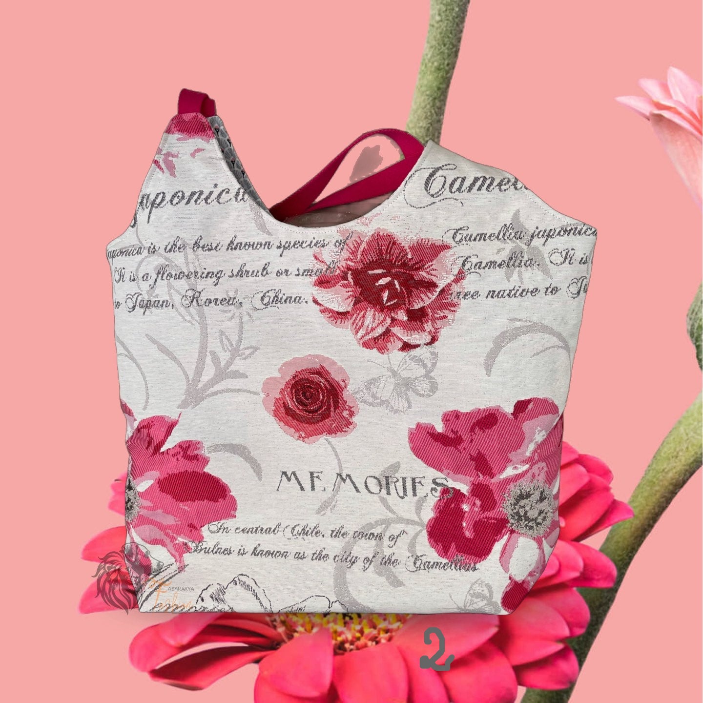 Wende-Einkaufstasche – praktisch, stilvoll,FLOWERPOWER.