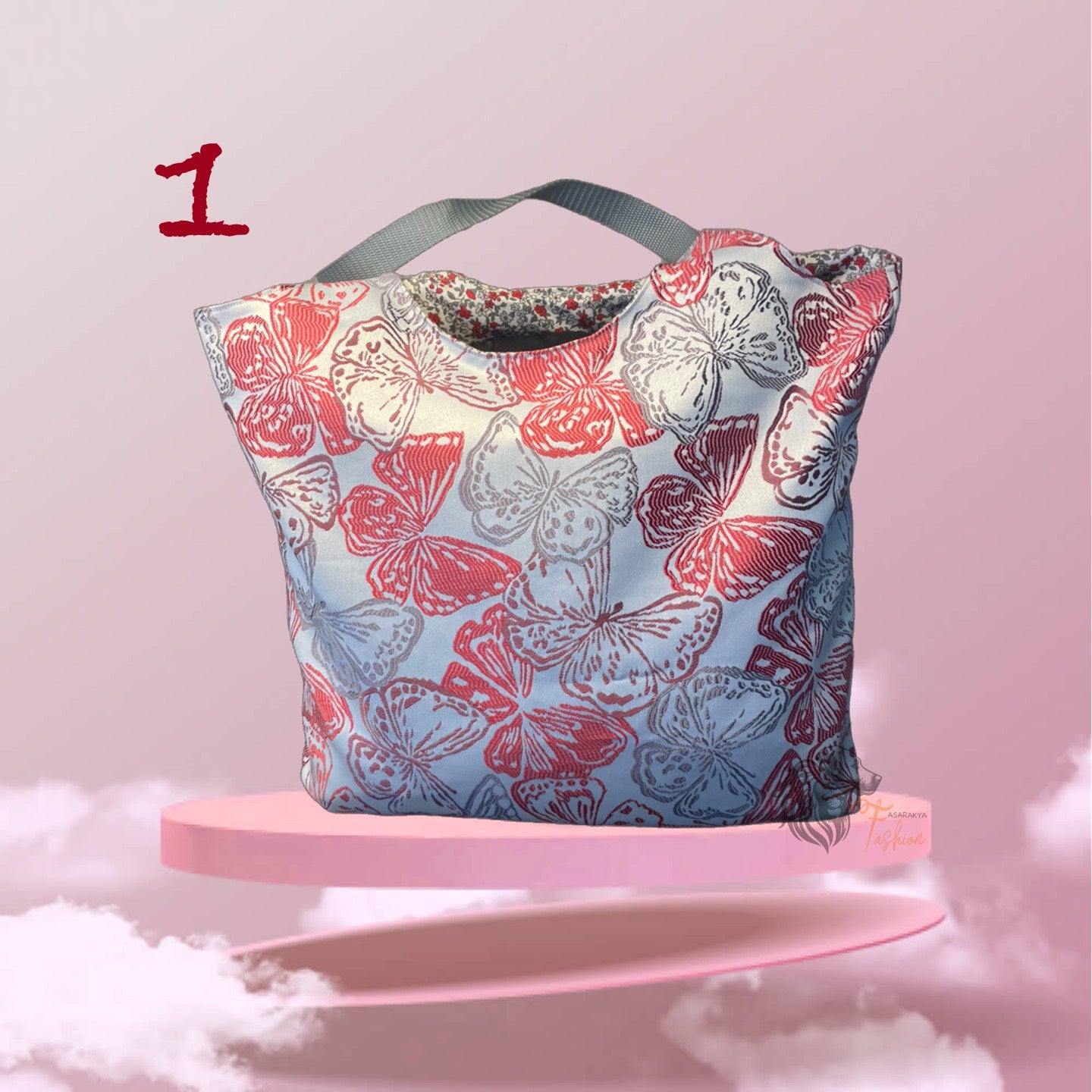 Wende Tasche, Einkaufstasche, Shopper BUTTERFLY