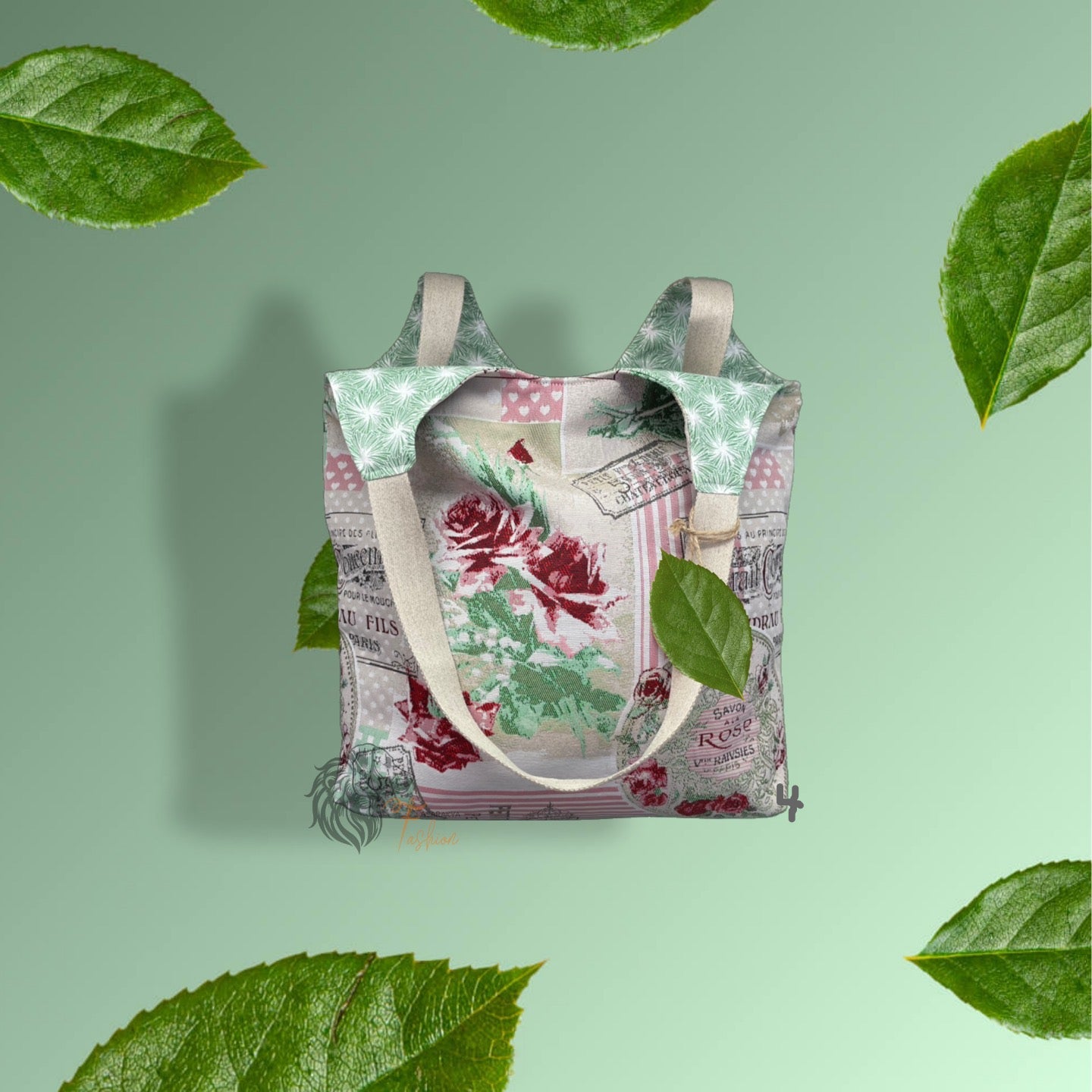 Wende-Einkaufstasche – praktisch, stilvoll,FLOWERPOWER.