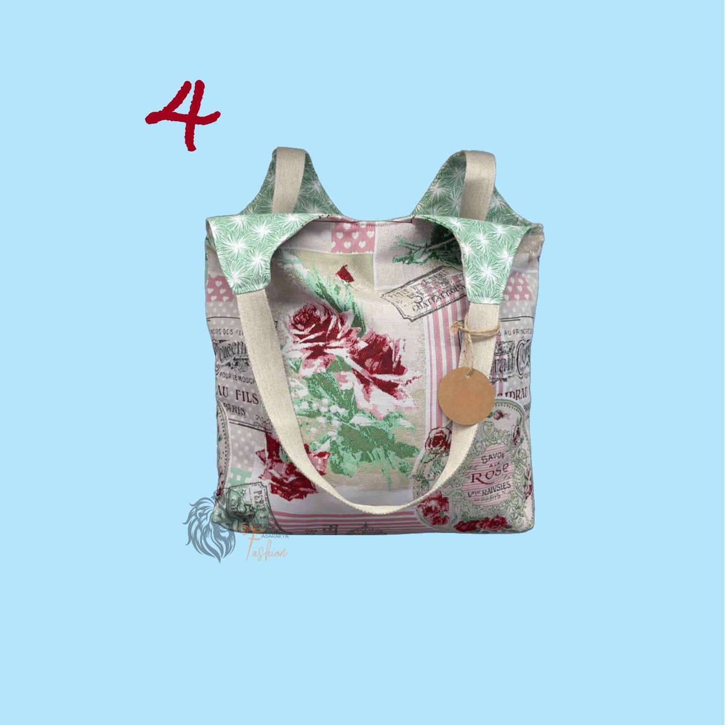 Wende-Einkaufstasche – praktisch, stilvoll,FLOWERPOWER.