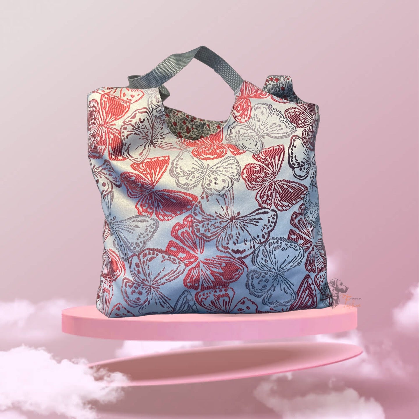 Wende Tasche, Einkaufstasche, Shopper BUTTERFLY